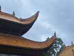 中式古建筑屋頂一角