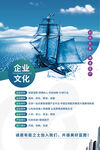 揚帆起航企業文化海報