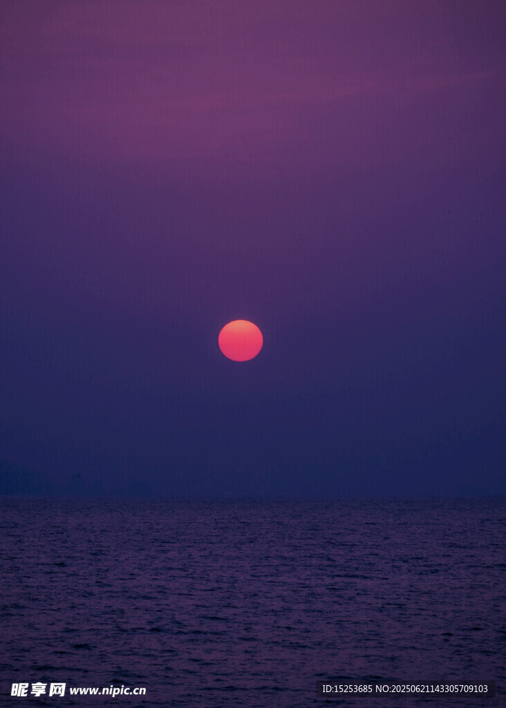 海上落日美景