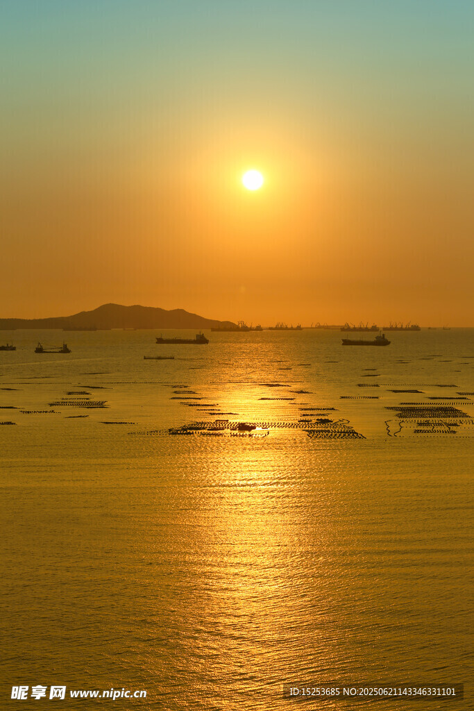 海上落日美景