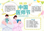 清新風中國醫師節小報手抄報