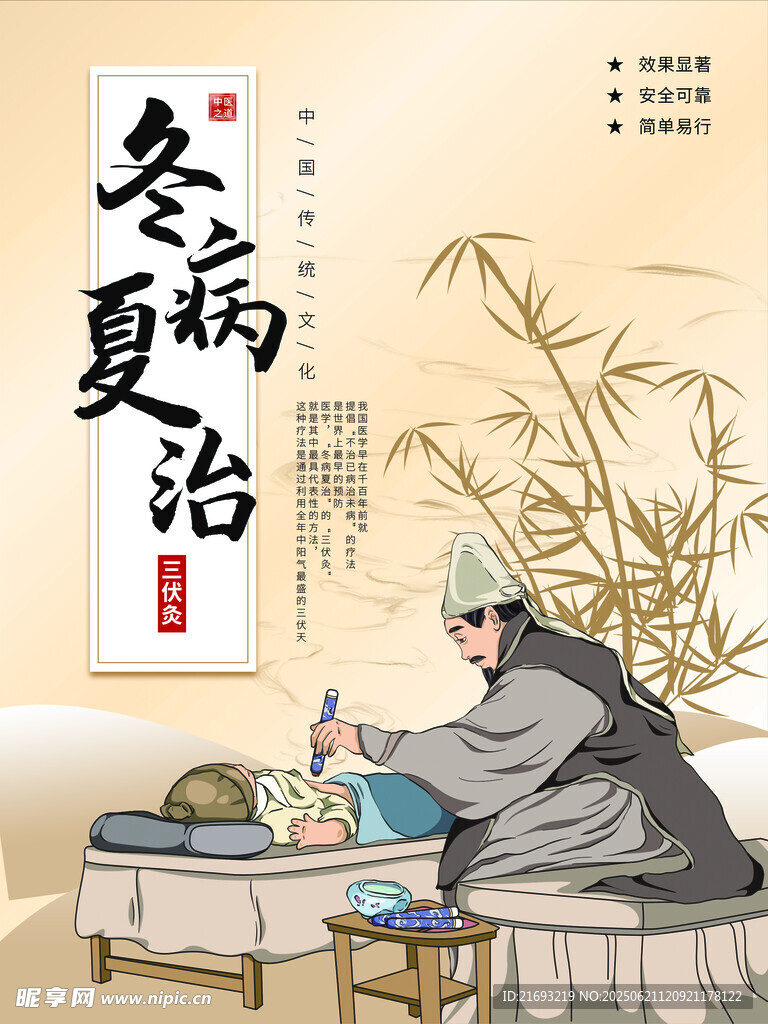 冬病夏治宣傳