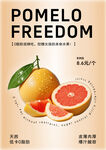 西柚水果海報設計