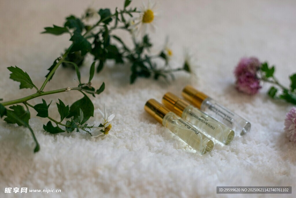 草本植物與精油小瓶組合