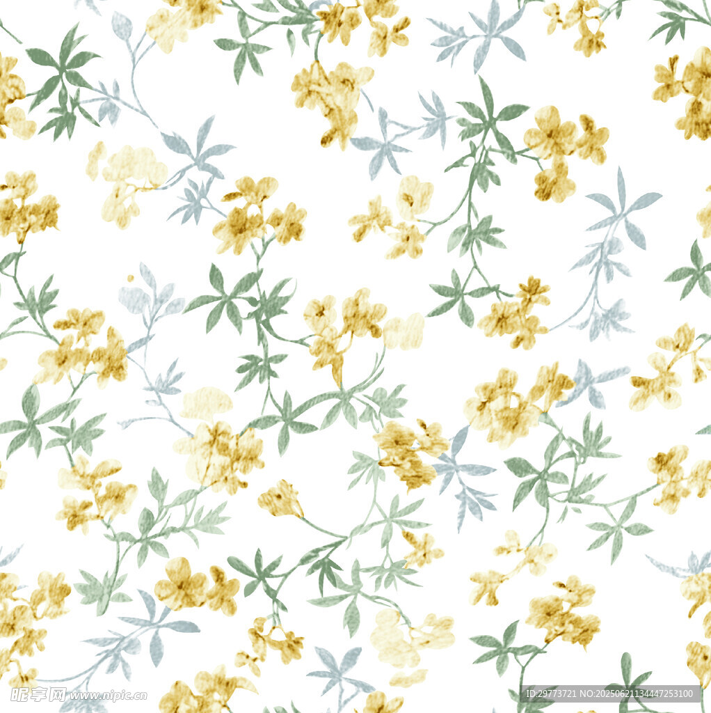 小黃花綠葉花