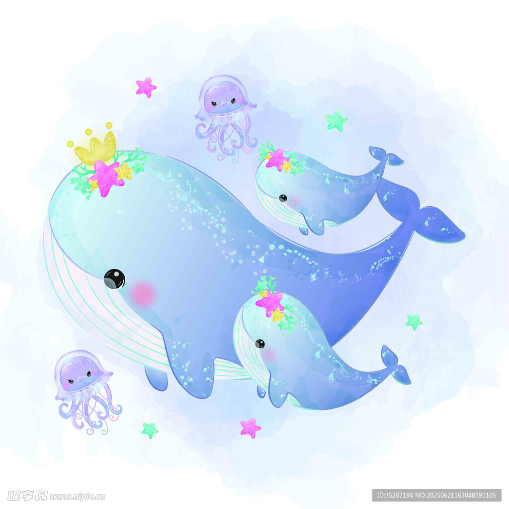 夢幻鯨魚與海洋小生物