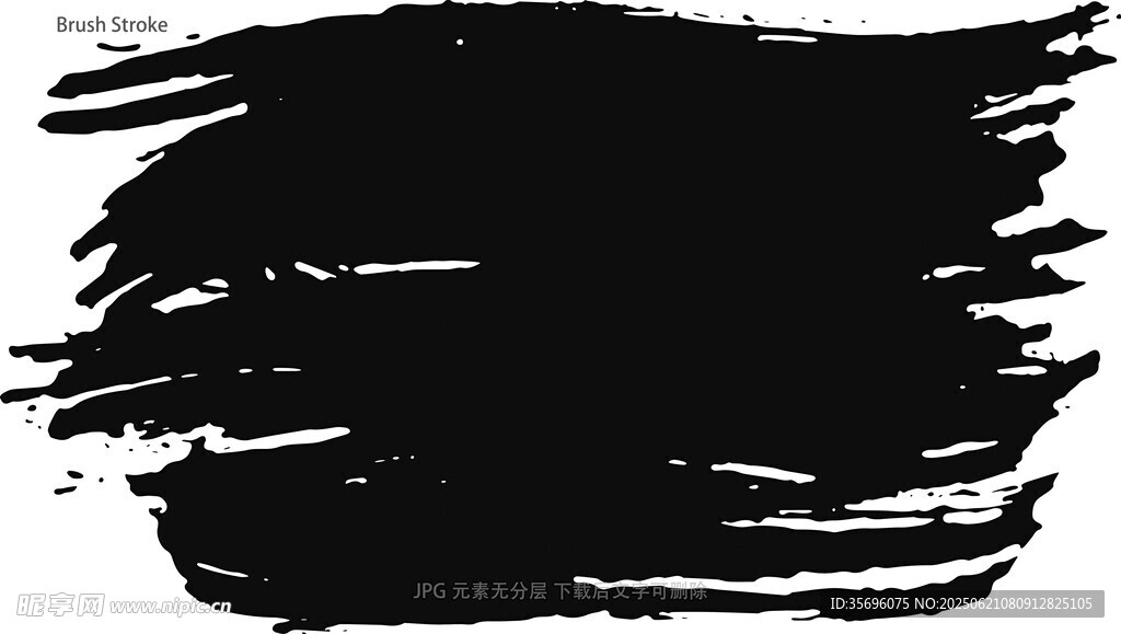 黑色墨痕筆觸背景圖