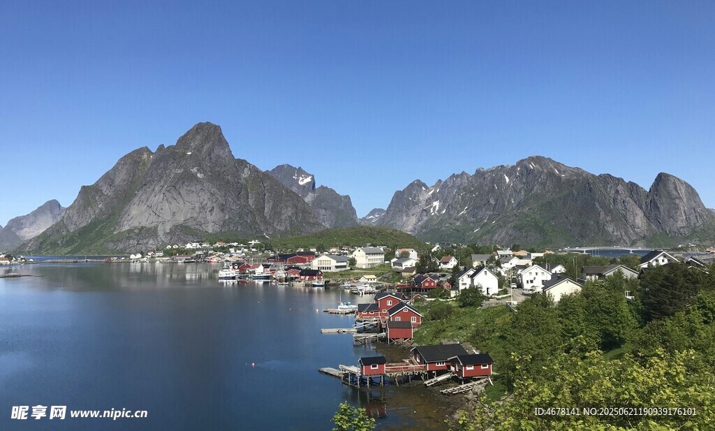 挪威峽灣美麗自然風光