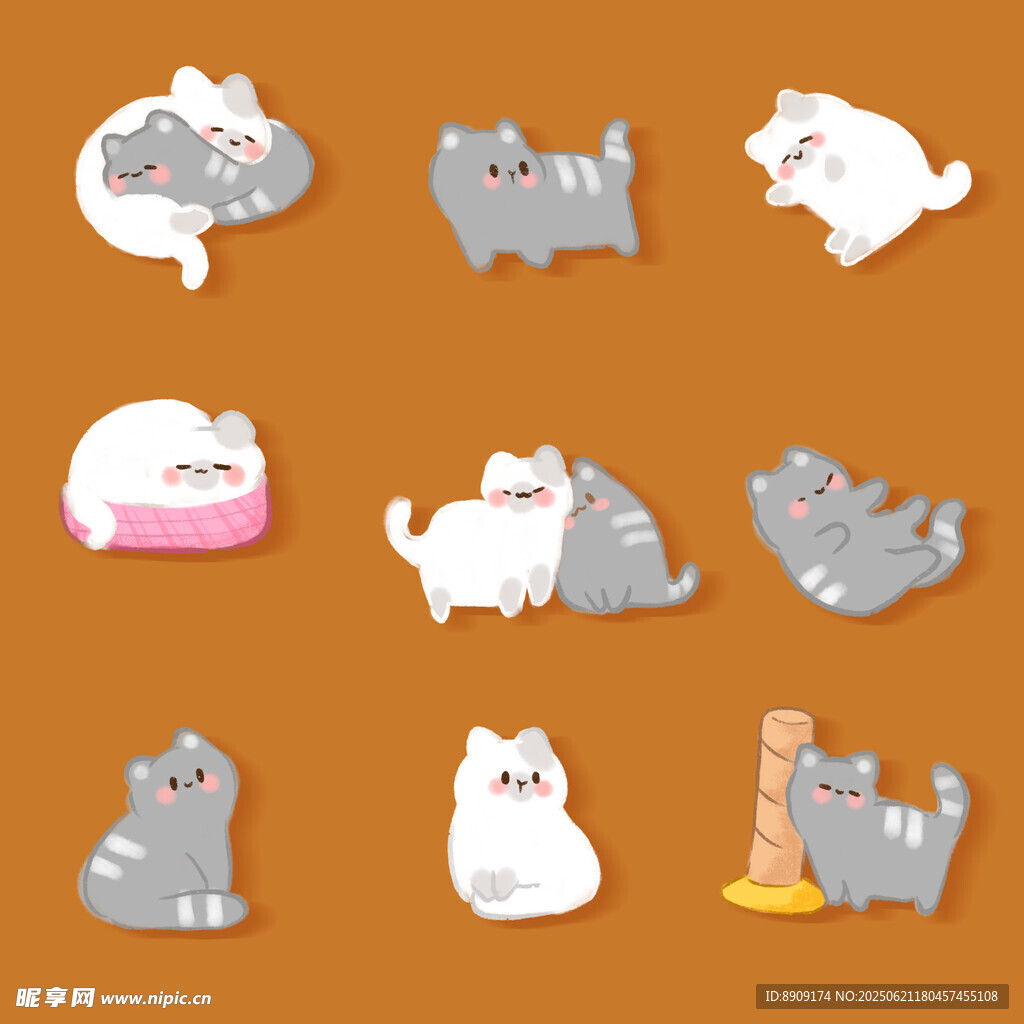 貓咪卡通形象