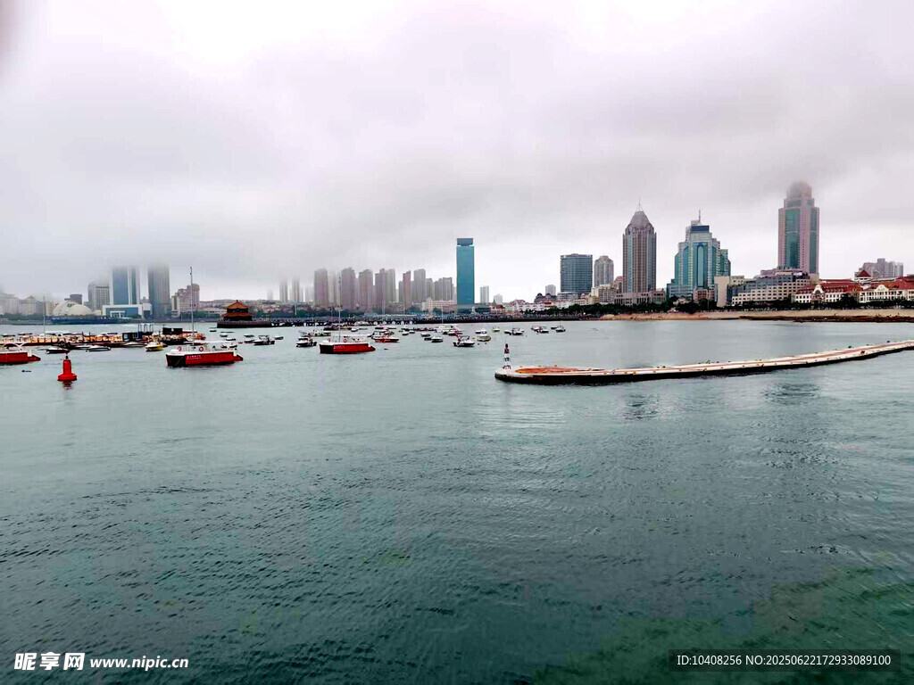 海濱城市美麗海景風(fēng)光