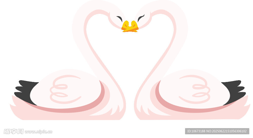 可愛(ài)雙火烈鳥(niǎo)親昵姿態(tài)