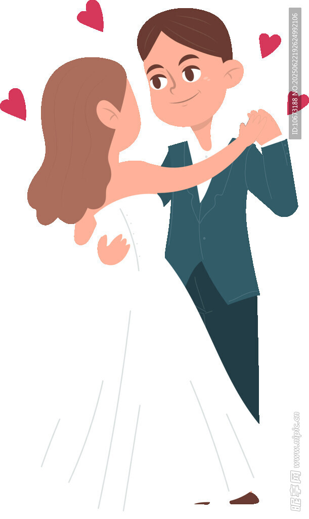 新婚夫婦浪漫共舞