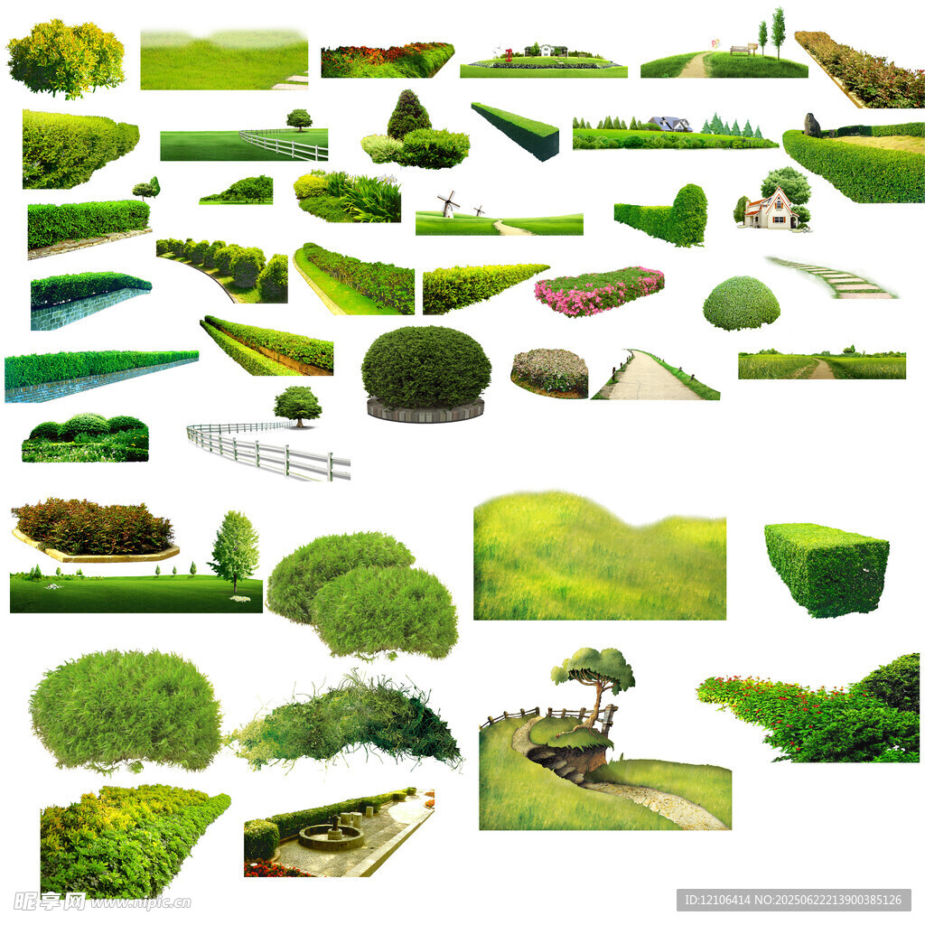 園林植被素材