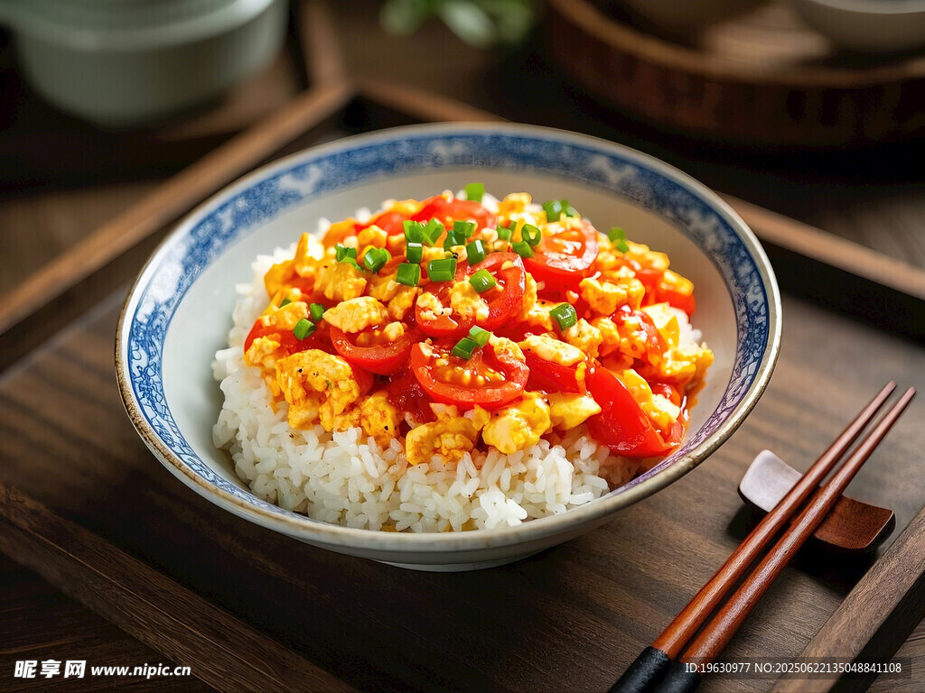 番茄炒蛋蓋飯