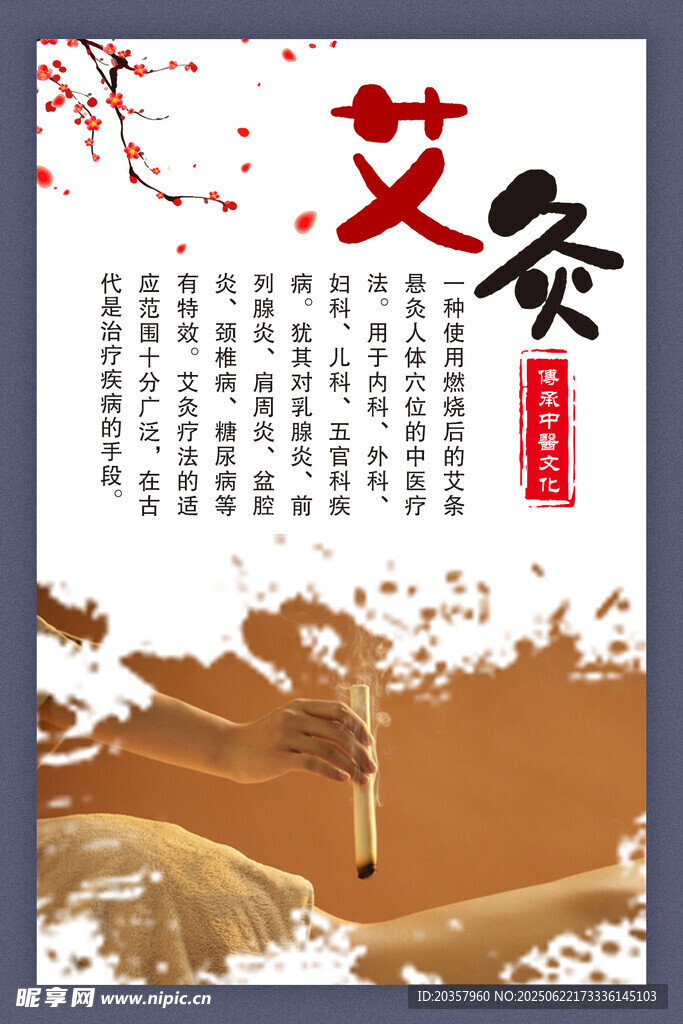 中醫(yī)掛畫艾灸