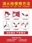 消火栓使用方法海報