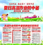 夏日高溫作業(yè)防暑宣傳欄