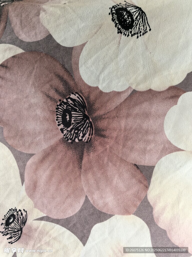 粉色花朵圖案紋理背景