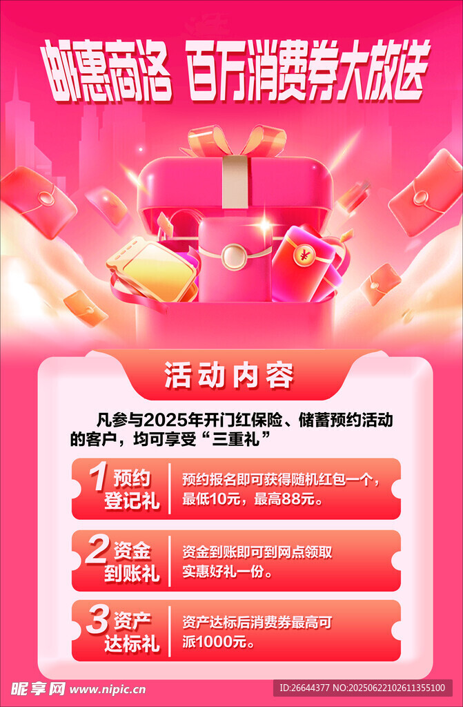驚喜盲盒 百元消費(fèi)券大放送