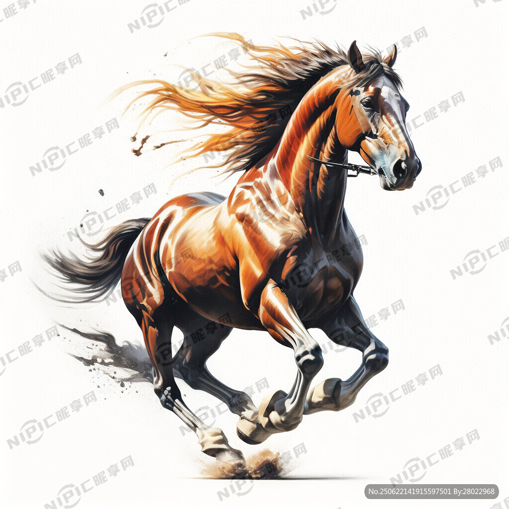 奔騰的馬
