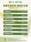 價格表