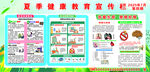 夏季健康教育宣傳海報