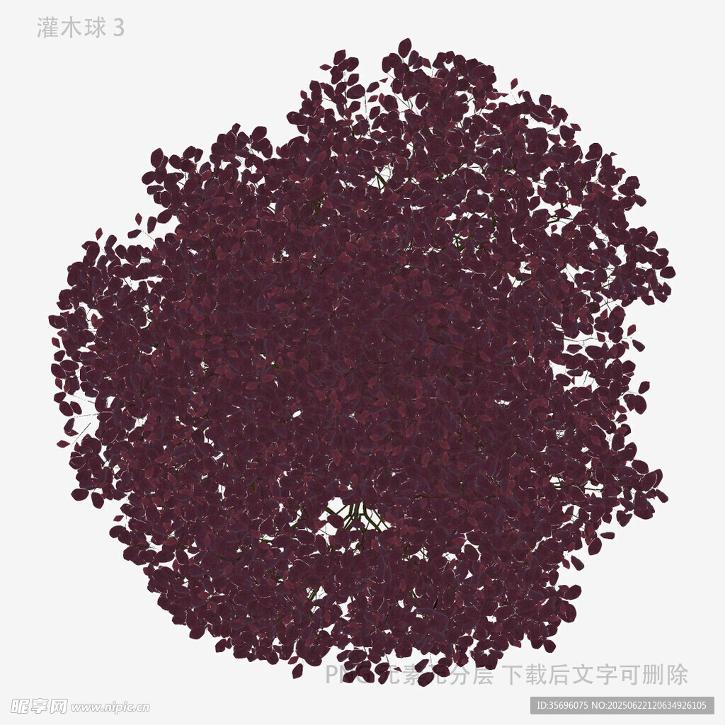 深紫色抽象樹(shù)頂圖案