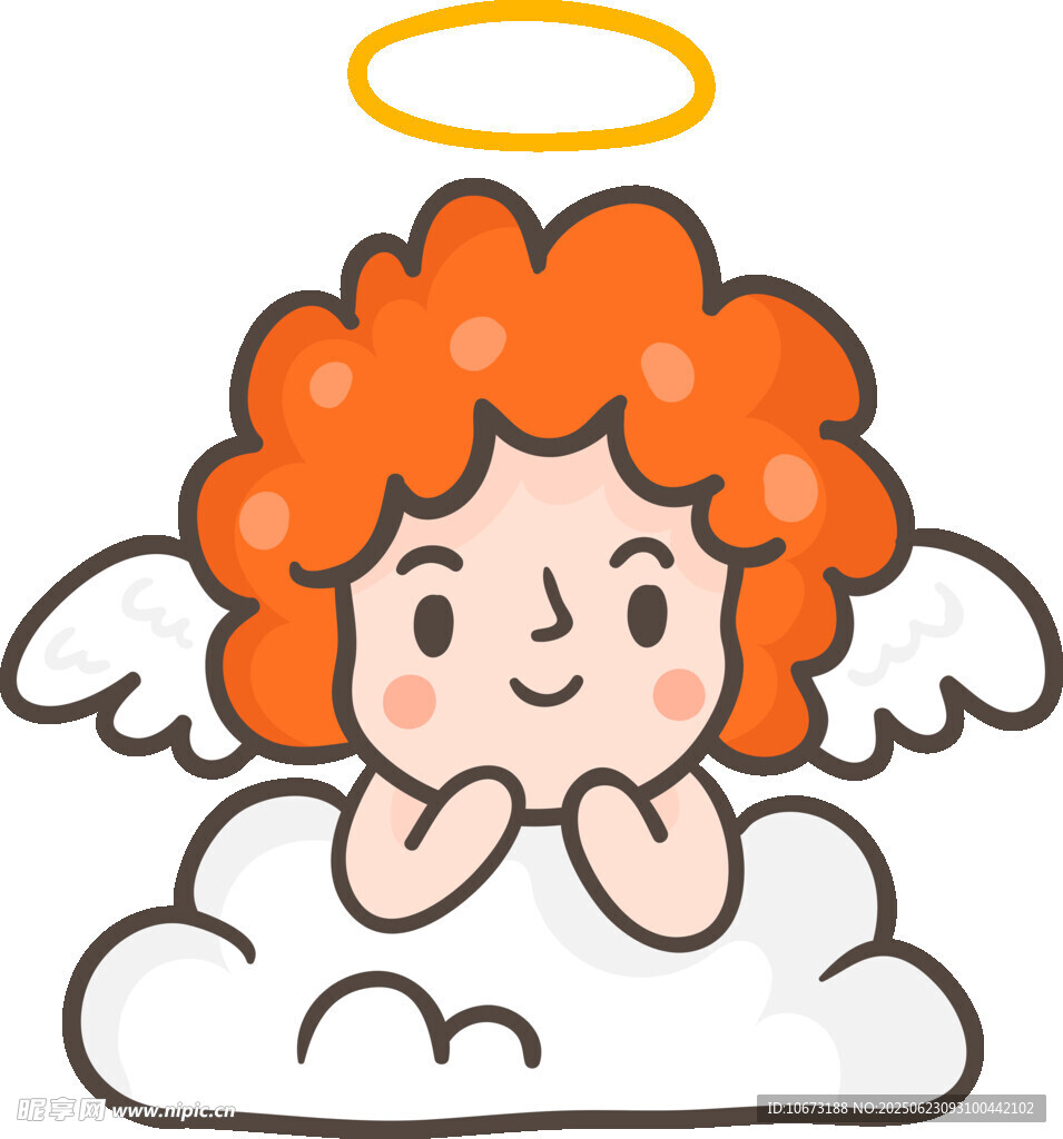 云朵上的小天使