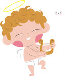 可愛(ài)小天使拉弓