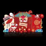喜慶中式新年裝飾擺件