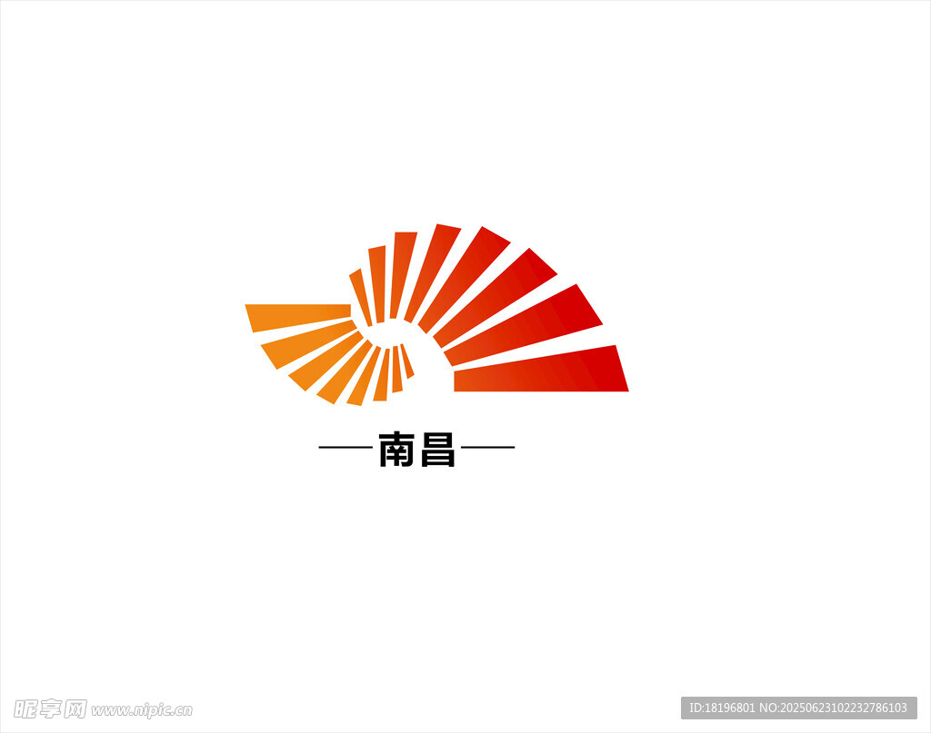 扇形創意標志設計