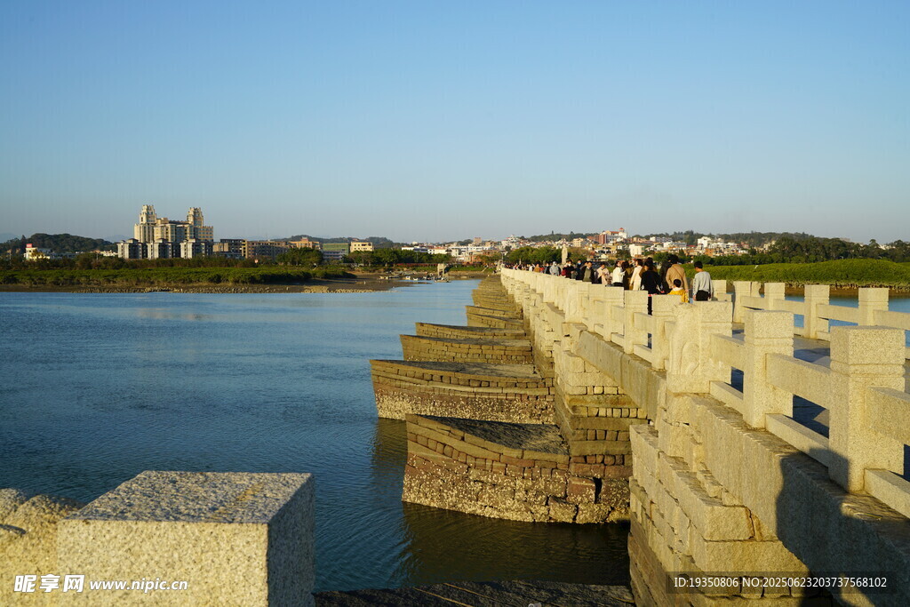 泉州古跡洛陽橋景色