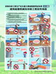 建筑起重機(jī)械主吊裝工程宣傳海報(bào)