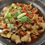 香辣可口的爆炒肥腸