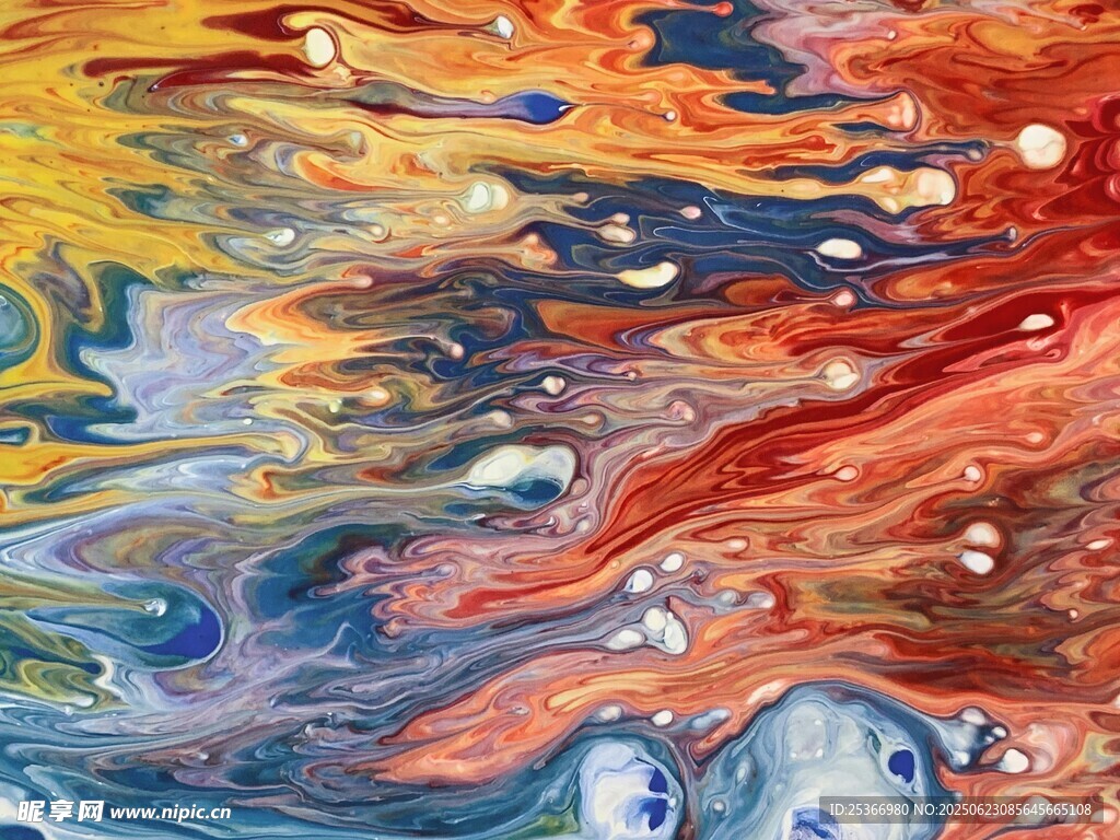 抽象油畫