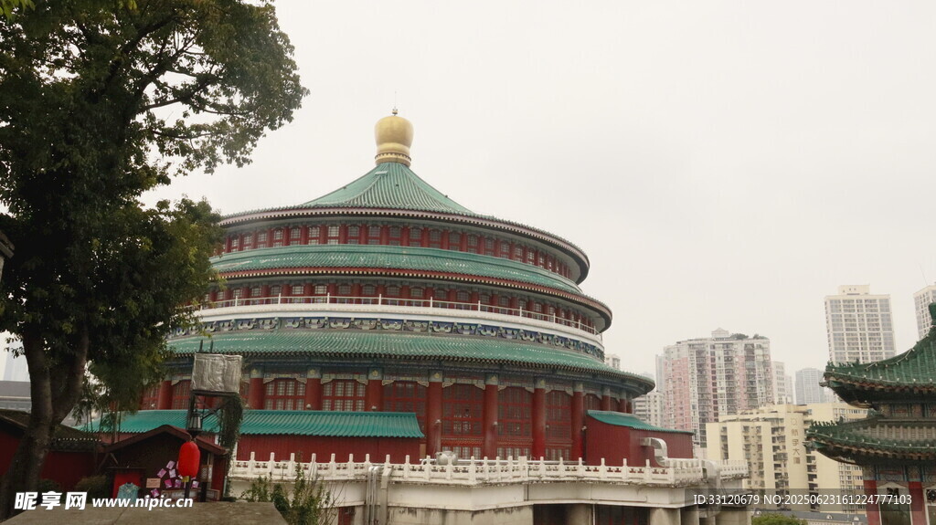 重慶人民大禮堂建筑景觀