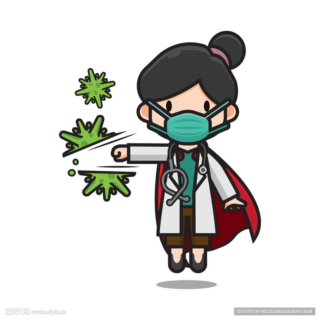 醫生女俠驅散病菌