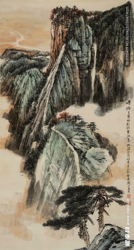 國畫風(fēng)景圖