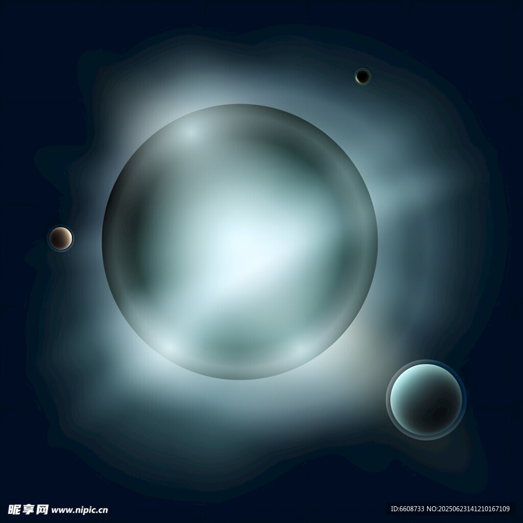 夢幻宇宙中的星球景象