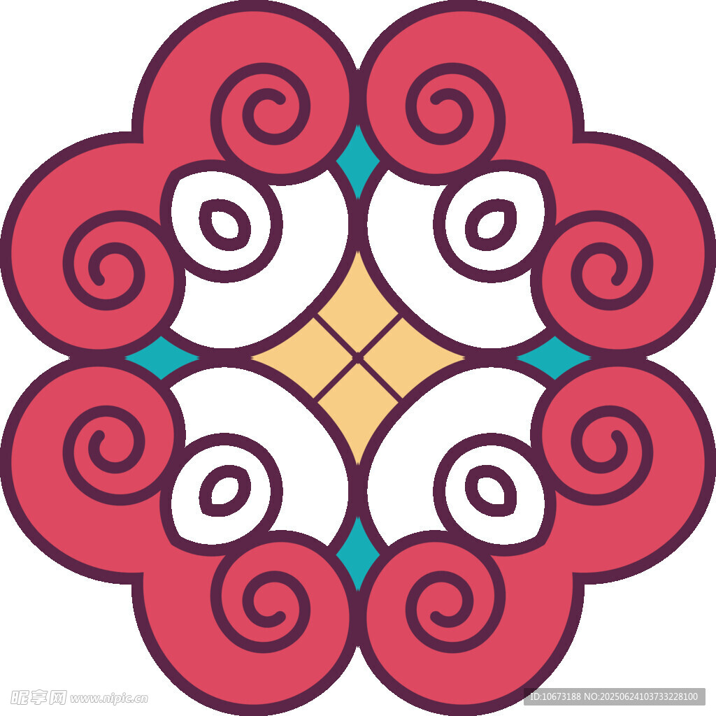 傳統(tǒng)中式花紋圖案