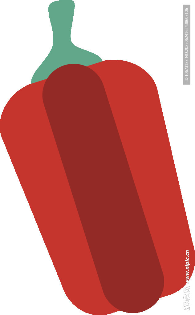紅色甜椒插畫