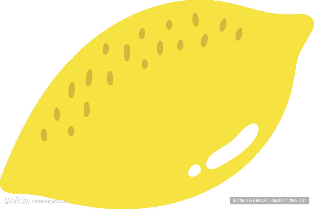 黃色檸檬插畫