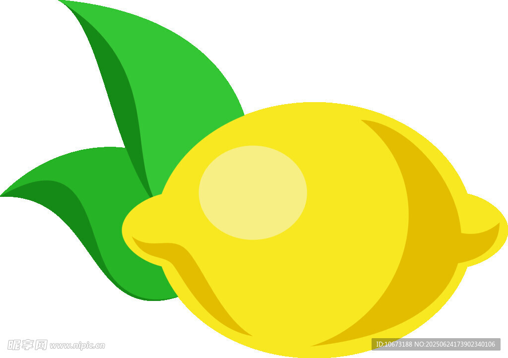 可愛檸檬插畫
