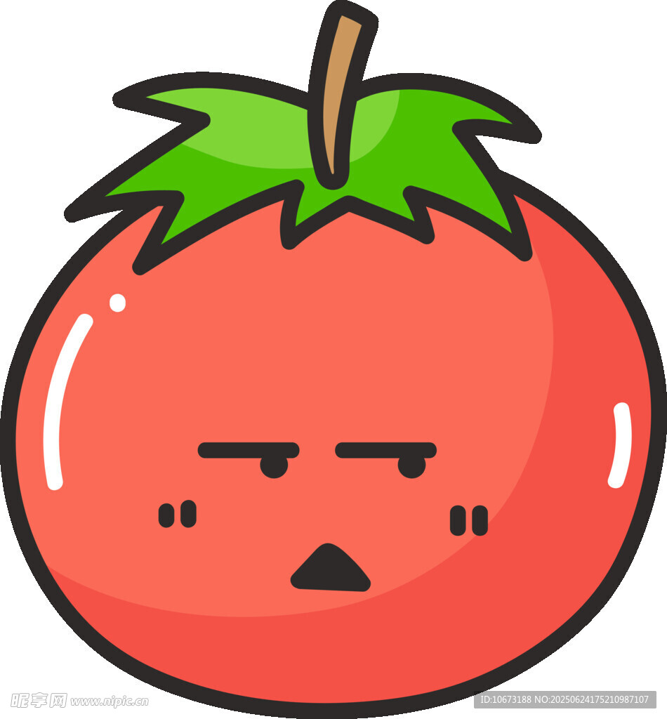 憤怒的番茄表情
