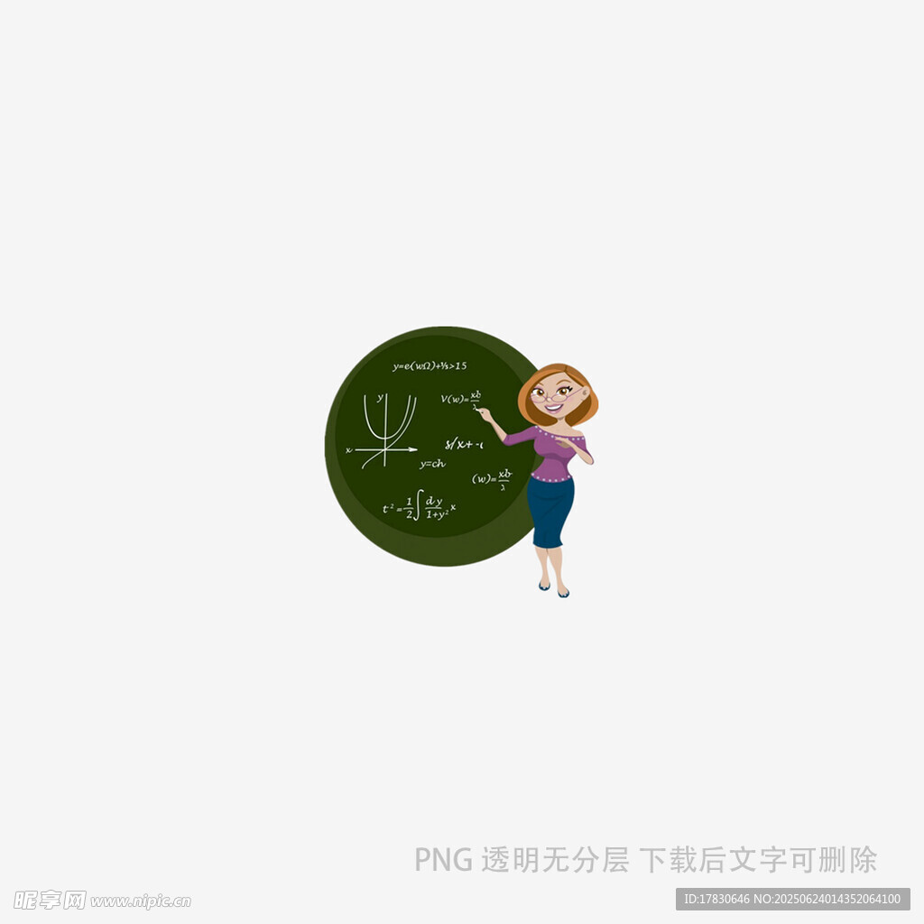 女孩在黑板前書寫