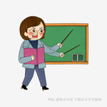女教師課堂授課情景