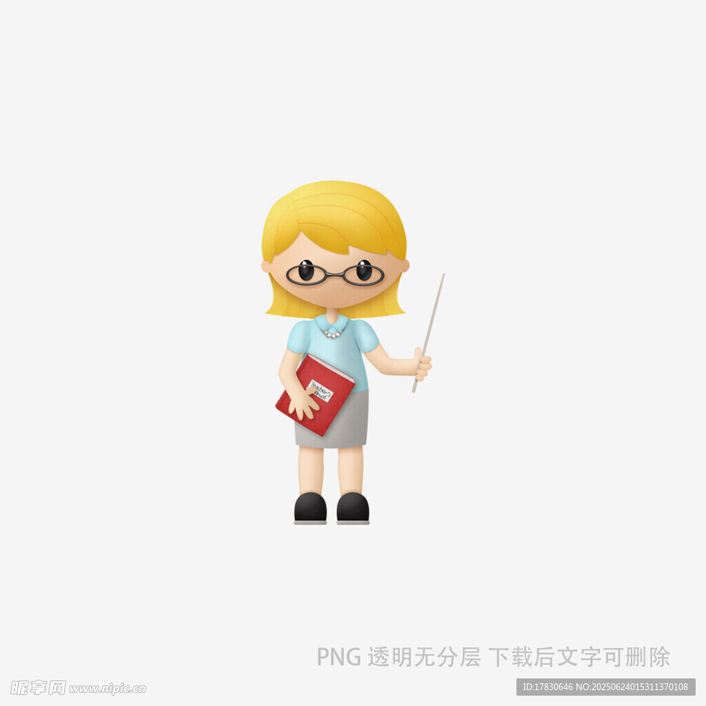 女教師人偶形象展示