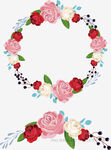 花卉刺繡花環(huán)圖案設(shè)計