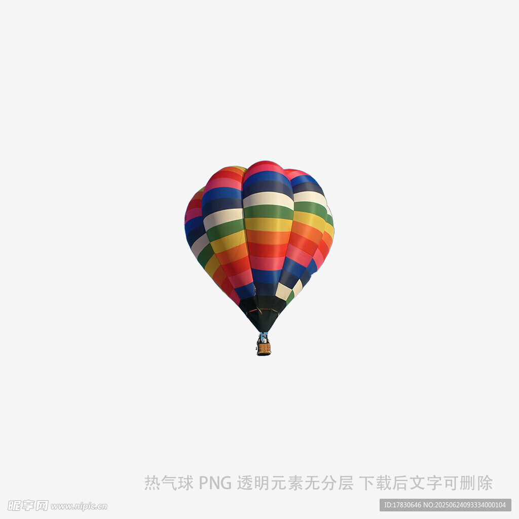 彩色熱氣球翱翔天際