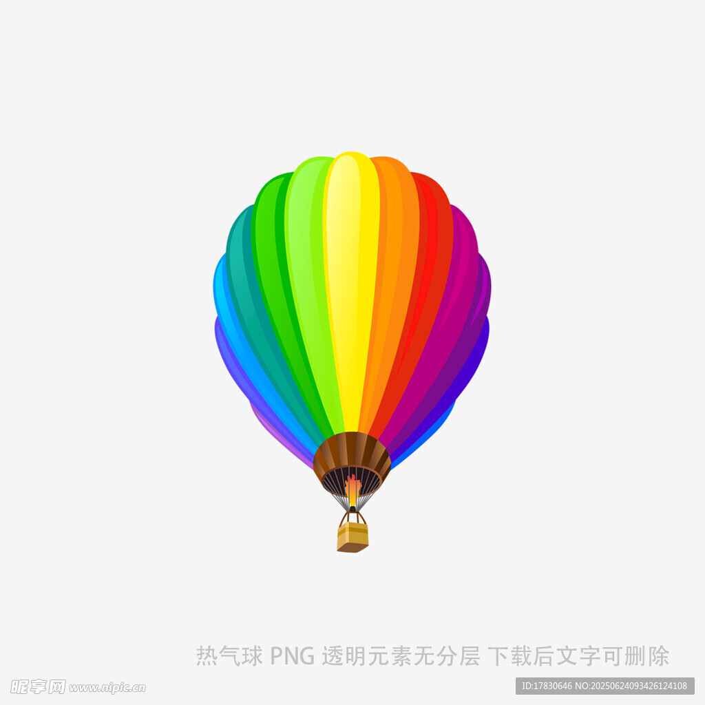 彩色熱氣球